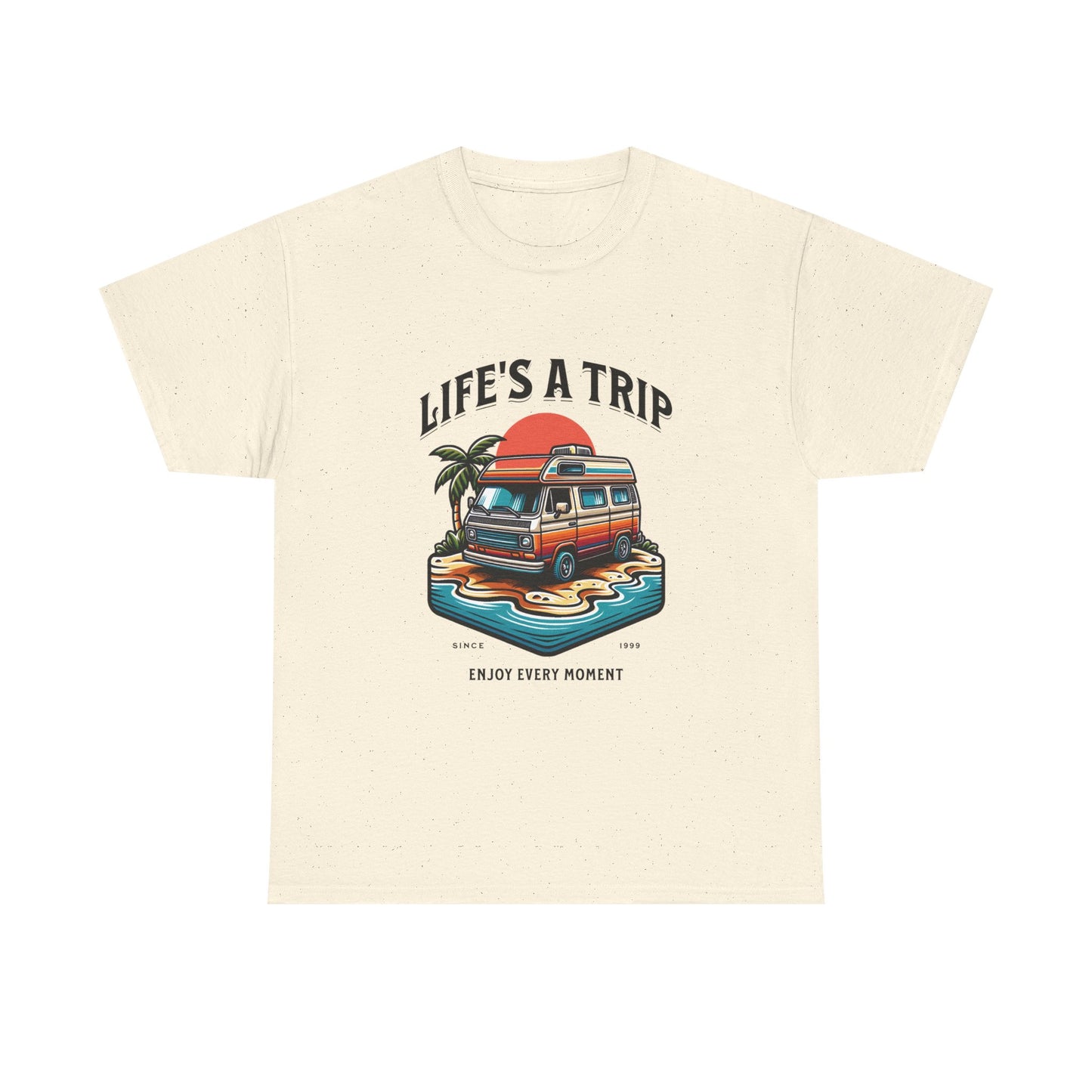 Travel Tee - Life's a Trip Unisex Heavy Cotton Tee