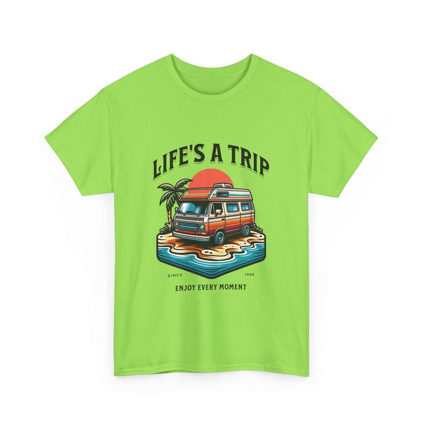 Travel Tee - Life's a Trip Unisex Heavy Cotton Tee