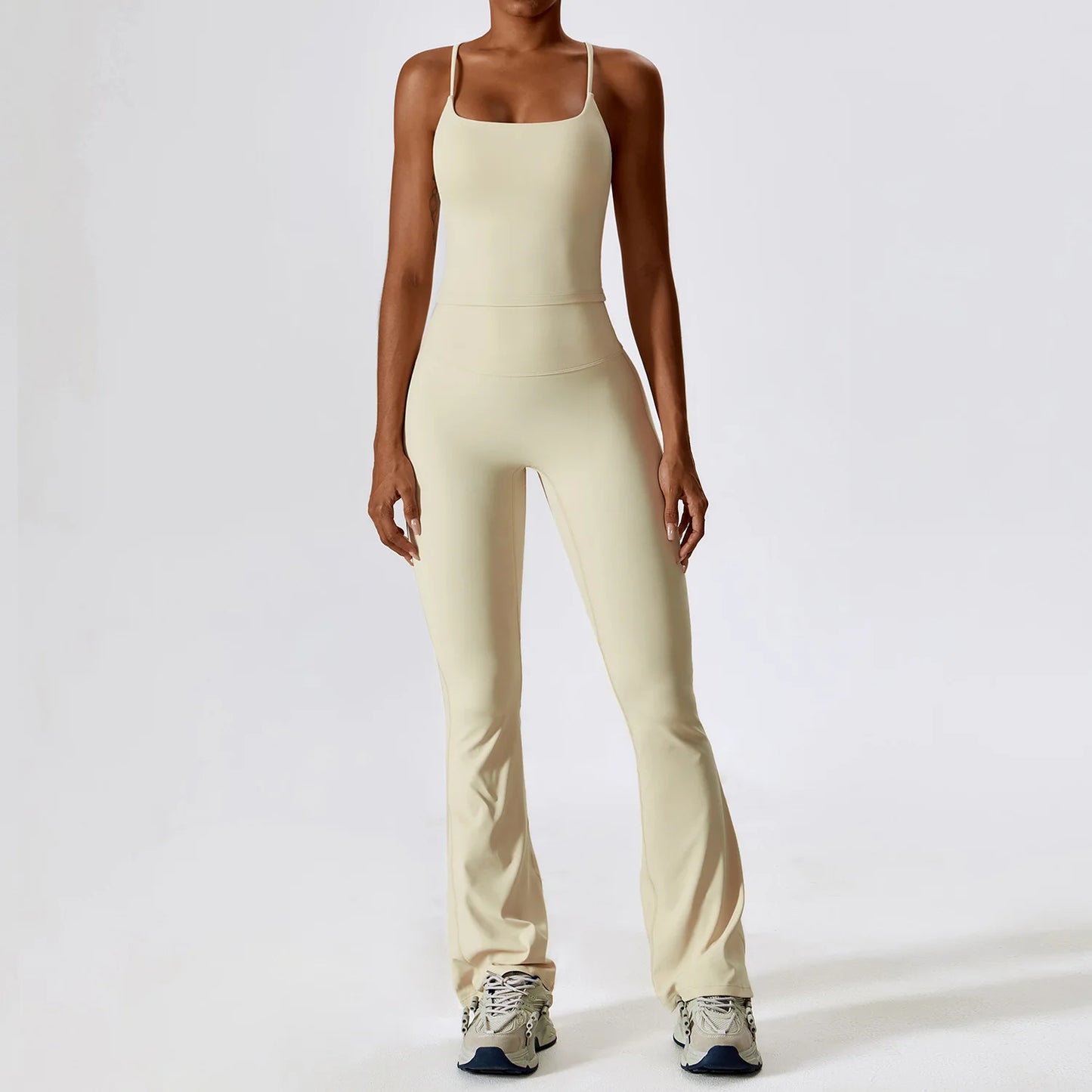 2-Piece Seamless Yoga Set – Move with Purpose, Stretch with Freedom (Sports Bra or Long Sleeve + High-Waist Leggings)