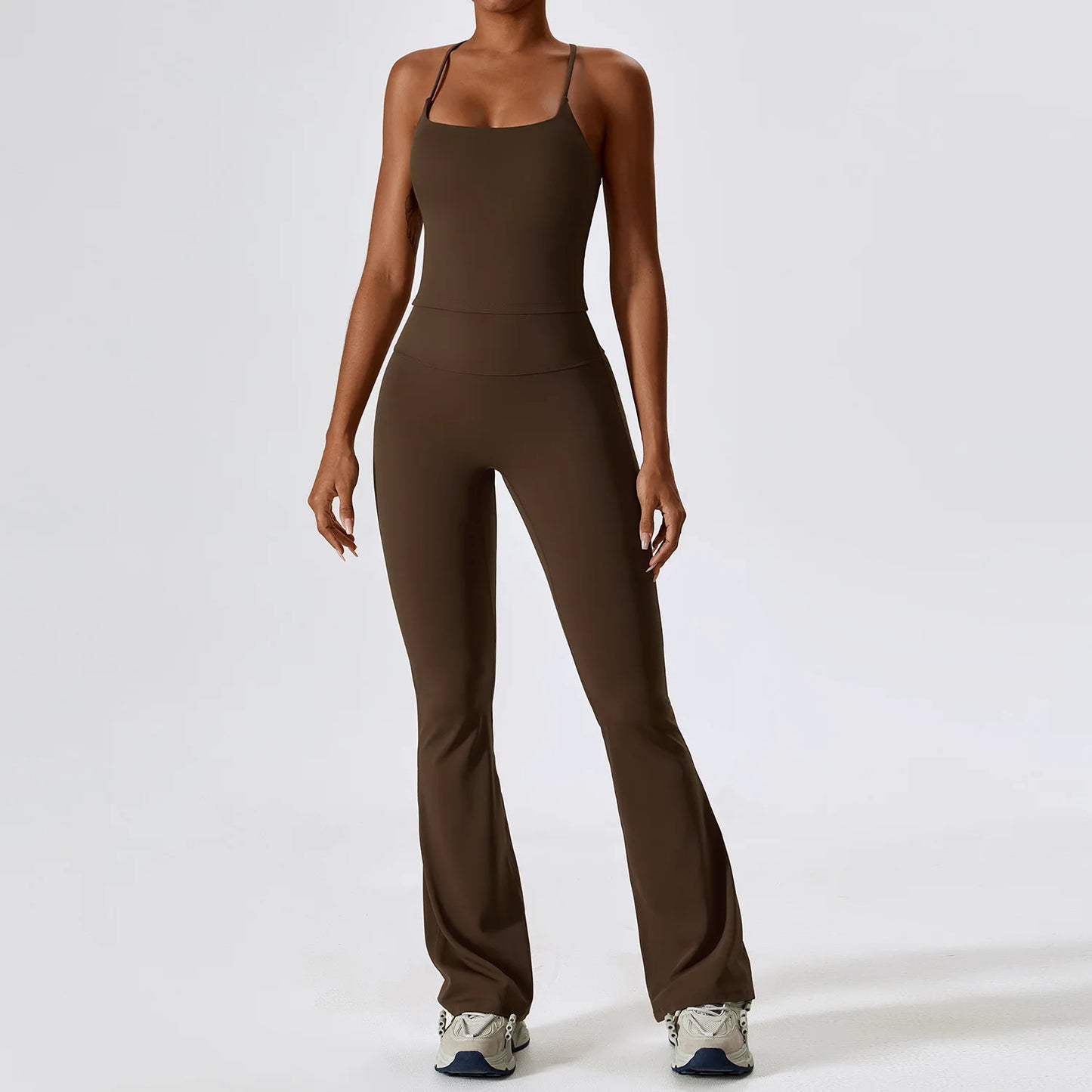 2-Piece Seamless Yoga Set – Move with Purpose, Stretch with Freedom (Sports Bra or Long Sleeve + High-Waist Leggings)