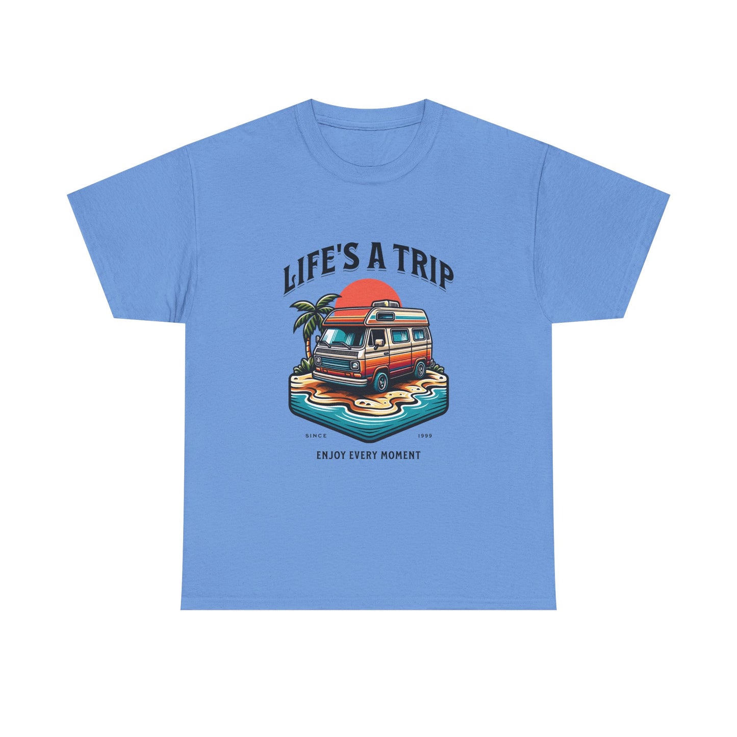 Travel Tee - Life's a Trip Unisex Heavy Cotton Tee