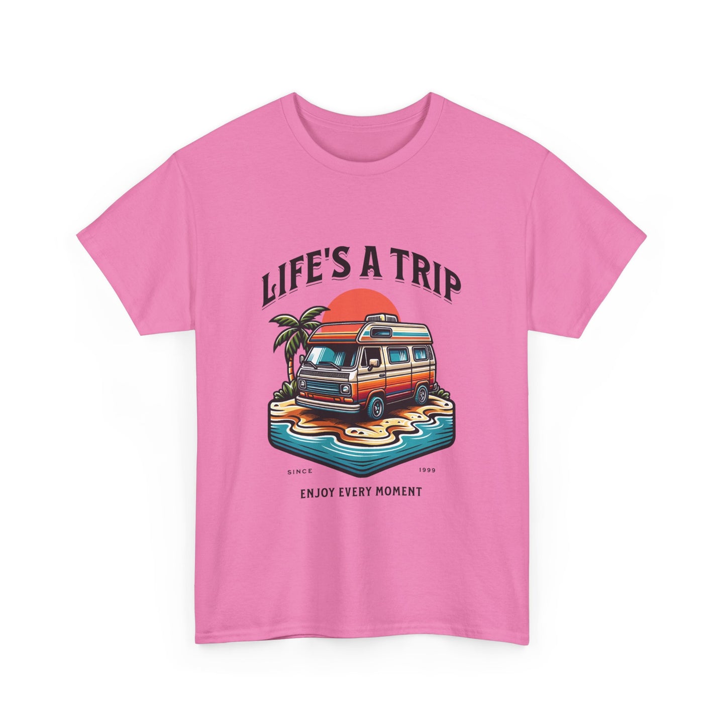 Travel Tee - Life's a Trip Unisex Heavy Cotton Tee