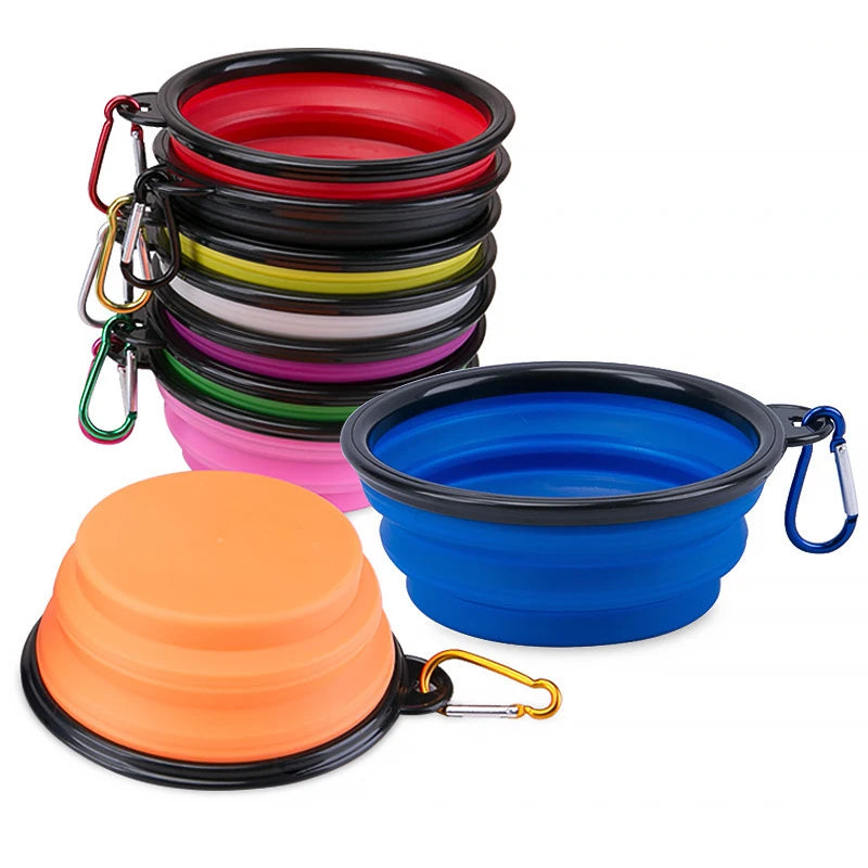 Collapsible Silicone Travel Pet Bowl