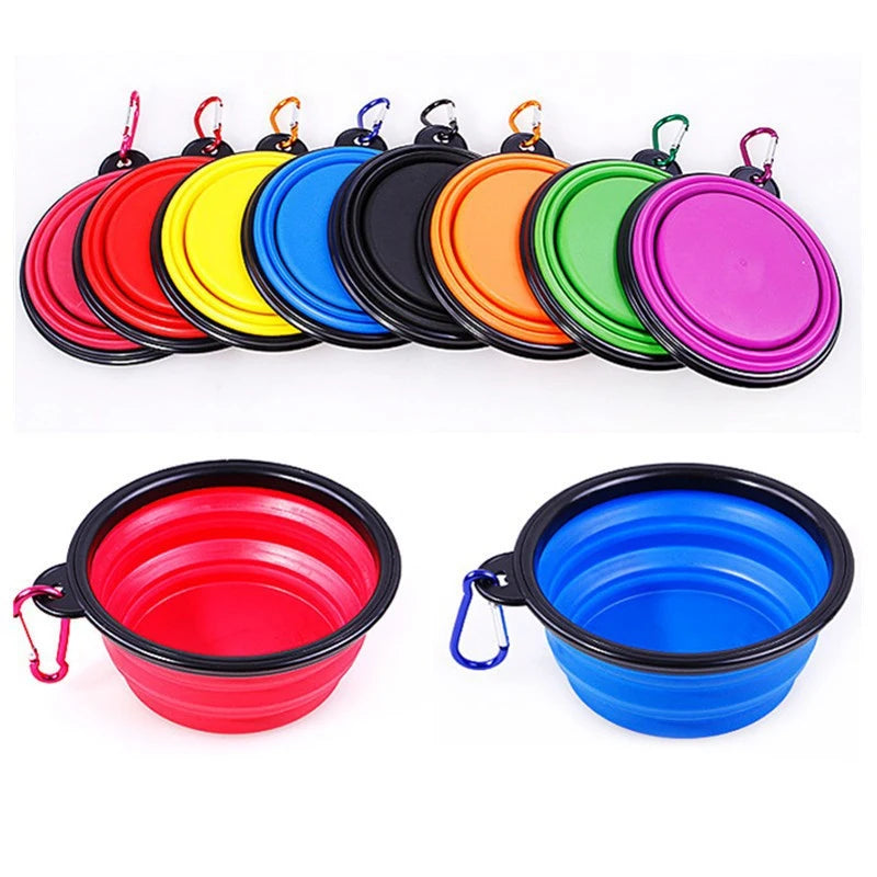 Collapsible Silicone Travel Pet Bowl