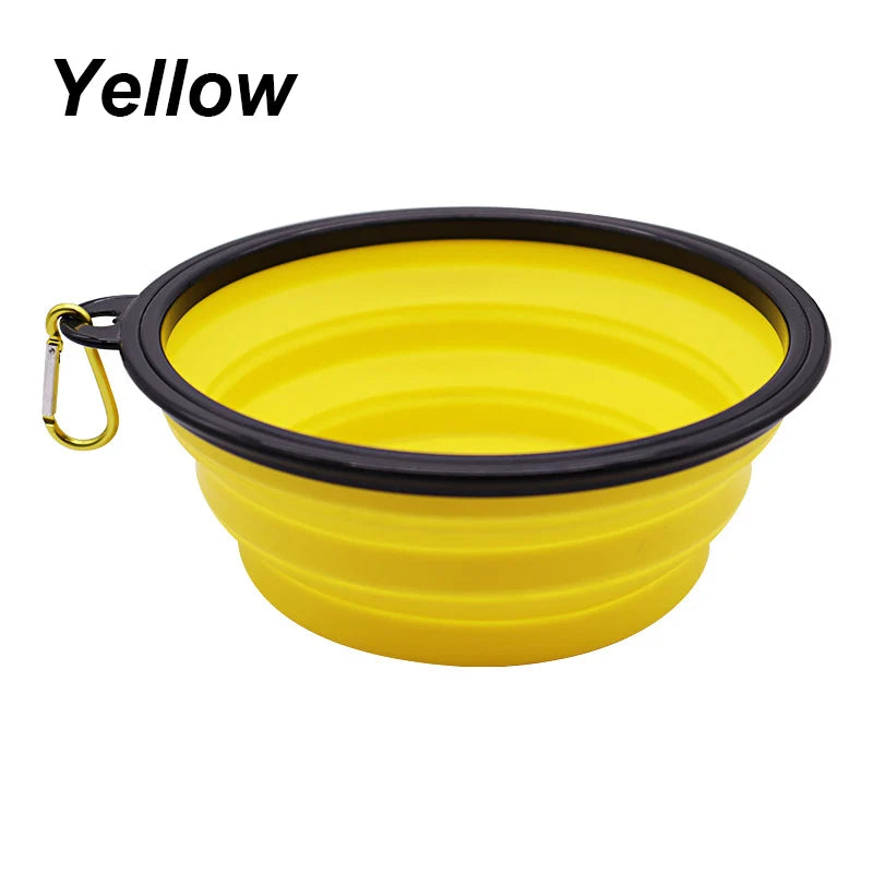 Collapsible Silicone Travel Pet Bowl