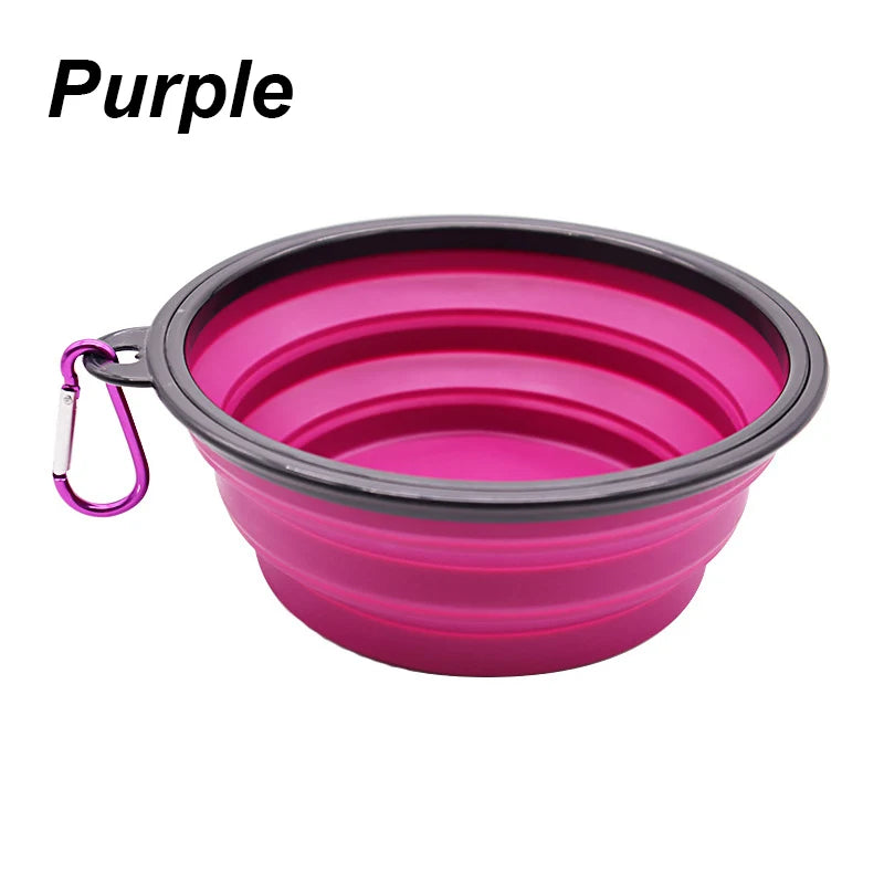 Collapsible Silicone Travel Pet Bowl