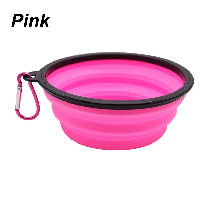 Collapsible Silicone Travel Pet Bowl