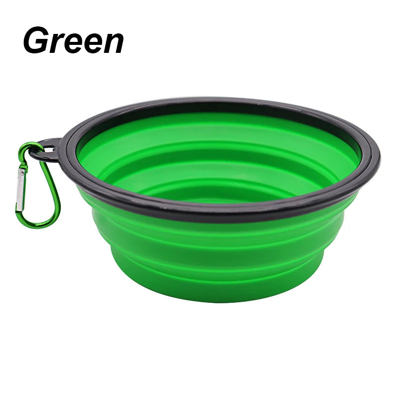 Collapsible Silicone Travel Pet Bowl