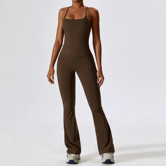 2-Piece Seamless Yoga Set – Move with Purpose, Stretch with Freedom (Sports Bra or Long Sleeve + High-Waist Leggings)